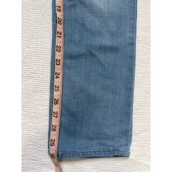 True Religion Women’s Section Slim Straight Y2K Jeans 28 Light Wash Denim - Picture 12 of 12